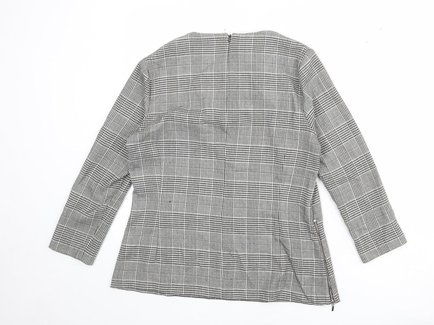 Womens UK Size 14 NEXT Grey Basic Blouse