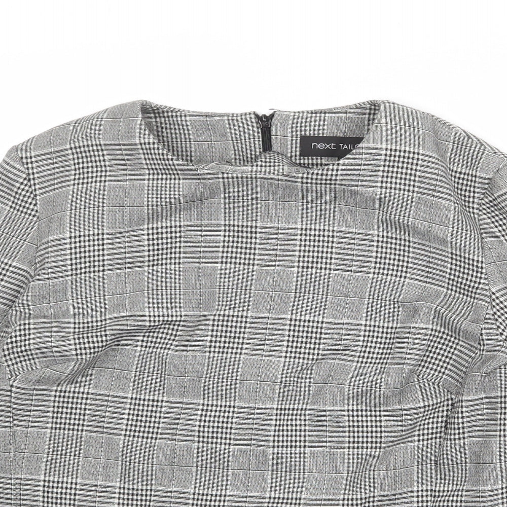 Womens UK Size 14 NEXT Grey Basic Blouse