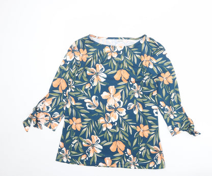 Womens UK Size 10 Damart Blue Basic Blouse