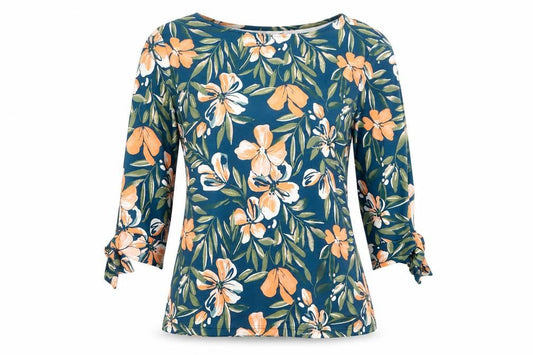 Womens UK Size 10 Damart Blue Basic Blouse