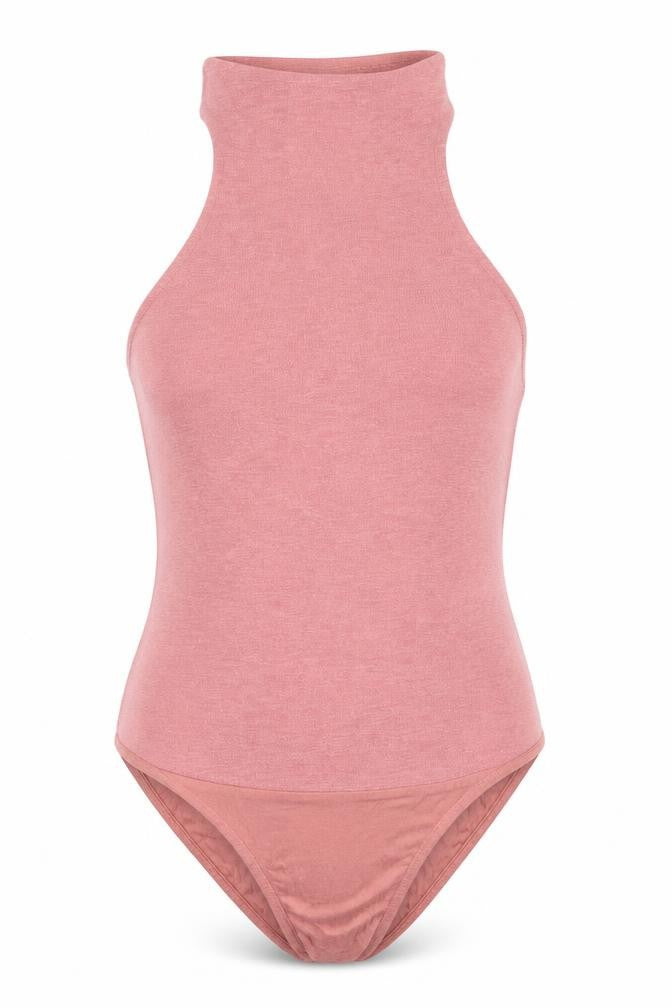 Womens UK Size 14 River Island One-Piece Pink Bodysuit
