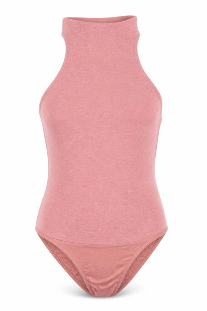Womens UK Size 14 River Island One-Piece Pink Bodysuit