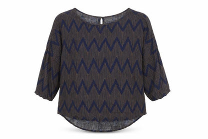 Womens UK Size XS Saint Tropez Clothing Blue Basic Blouse