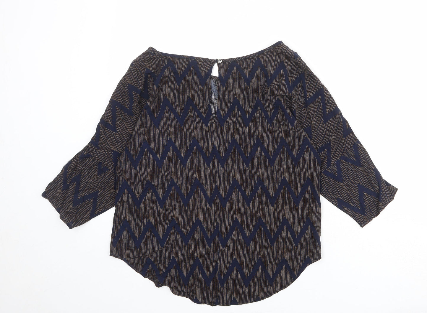 Womens UK Size XS Saint Tropez Clothing Blue Basic Blouse
