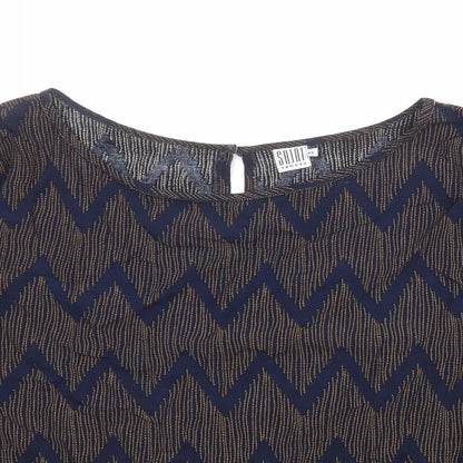 Womens UK Size XS Saint Tropez Clothing Blue Basic Blouse