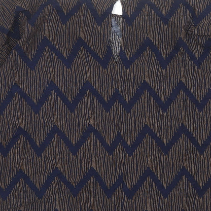 Womens UK Size XS Saint Tropez Clothing Blue Basic Blouse
