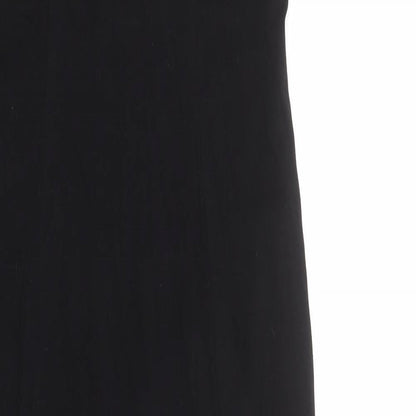 ASOS Womens Black Viscose Shift Size 8 Halter Pullover