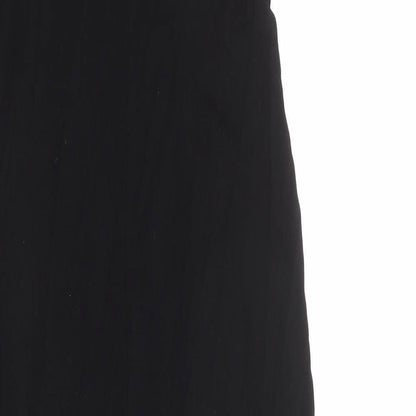 ASOS Womens Black Viscose Shift Size 8 Halter Pullover