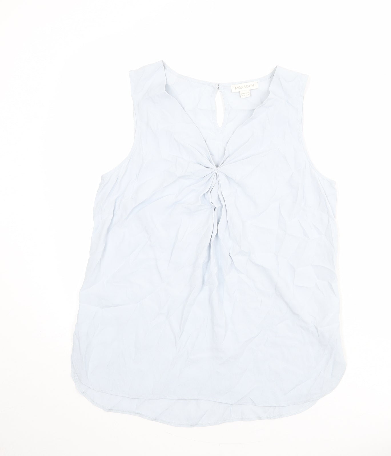 Womens UK Size 12 Monsoon Blue Basic Tank