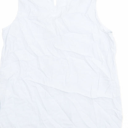 Womens UK Size 12 Monsoon Blue Basic Tank