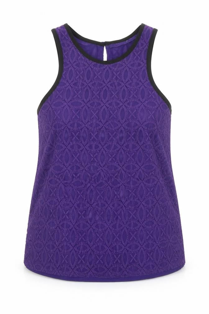Womens UK Size 14 NEXT Purple Basic Tank
