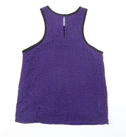 Womens UK Size 14 NEXT Purple Basic Tank