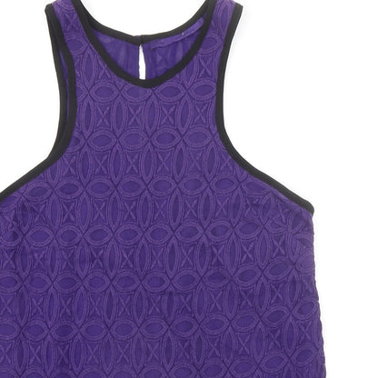 Womens UK Size 14 NEXT Purple Basic Tank