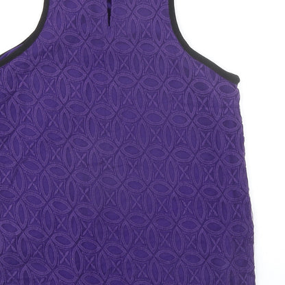 Womens UK Size 14 NEXT Purple Basic Tank