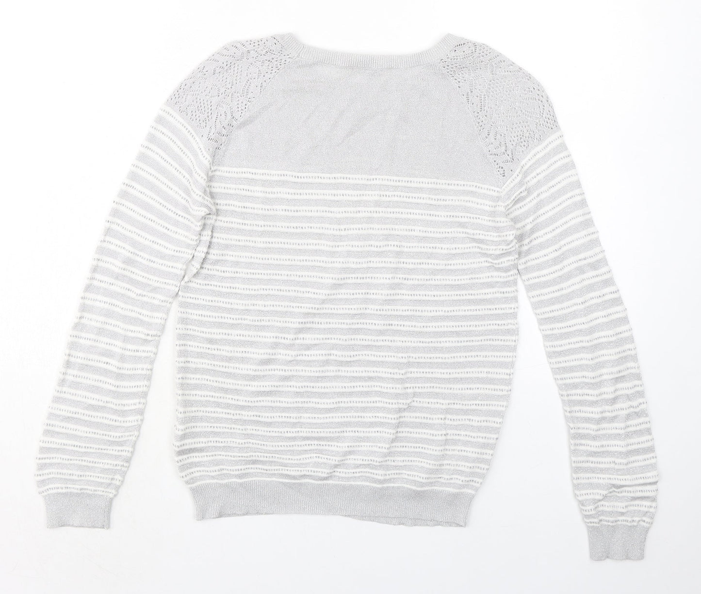 Womens UK Size M Oasis Grey Pullover Jumper