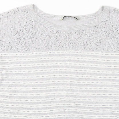 Womens UK Size M Oasis Grey Pullover Jumper