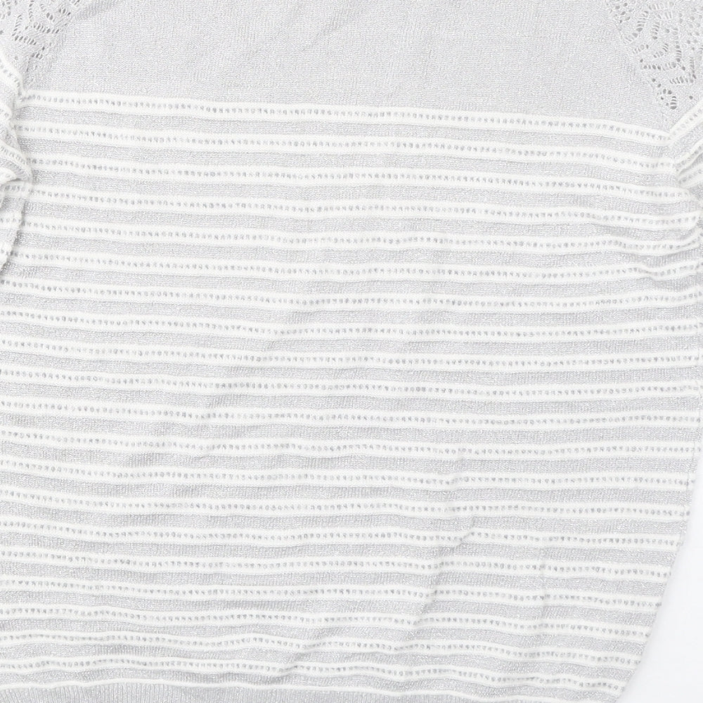 Womens UK Size M Oasis Grey Pullover Jumper