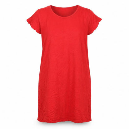 Womens UK Size 20 Studio Red Tunic T-Shirt