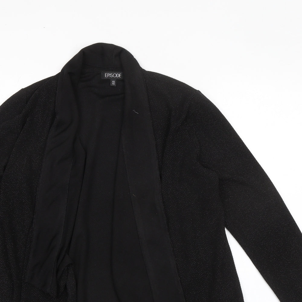 Womens UK Size XS Episode Black Cardigan Jumper