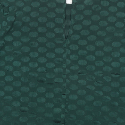 Womens UK Size 10 Warehouse Green Basic Blouse