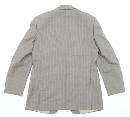 Mens UK Size 38 Brook Taverner Regular Beige Suit Jacket