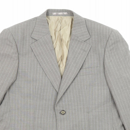 Mens UK Size 38 Brook Taverner Regular Beige Suit Jacket