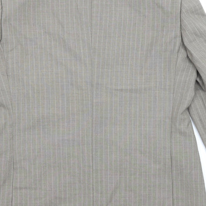 Mens UK Size 38 Brook Taverner Regular Beige Suit Jacket