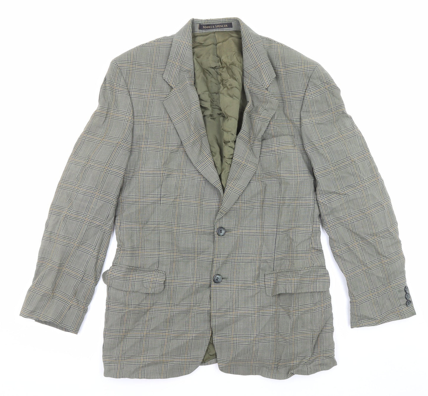 Mens UK Size 40 Marks and Spencer Regular Grey Suit Jacket