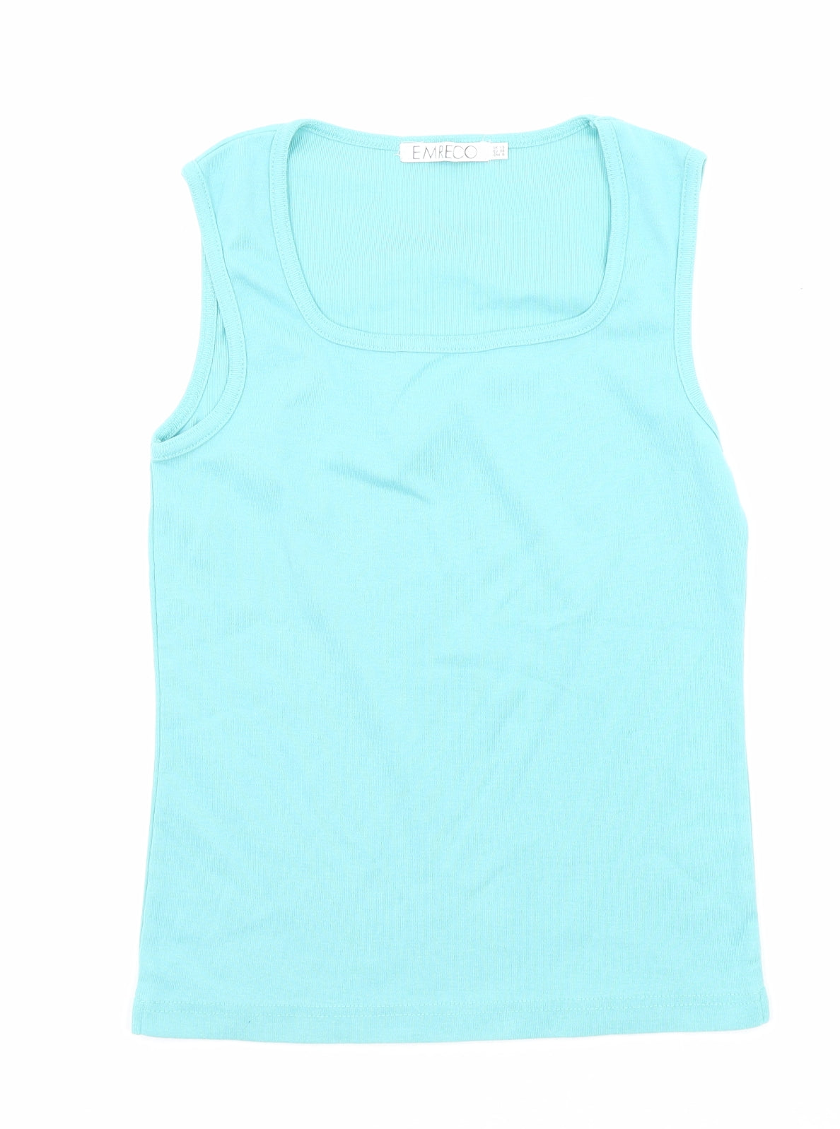 Womens UK Size 12 Emreco Blue Basic Tank