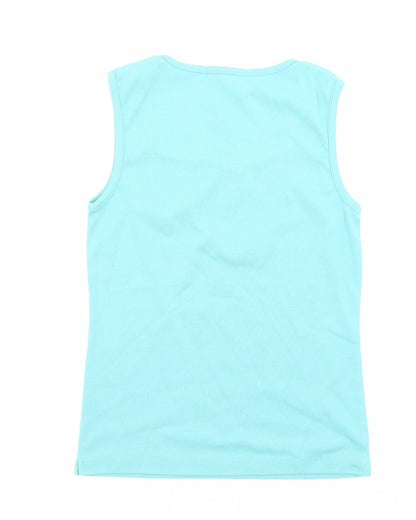 Womens UK Size 12 Emreco Blue Basic Tank