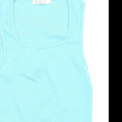 Womens UK Size 12 Emreco Blue Basic Tank