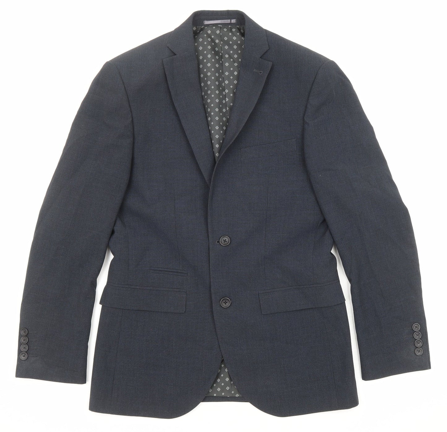Mens UK Size 36 NEXT Regular Blue Suit Jacket