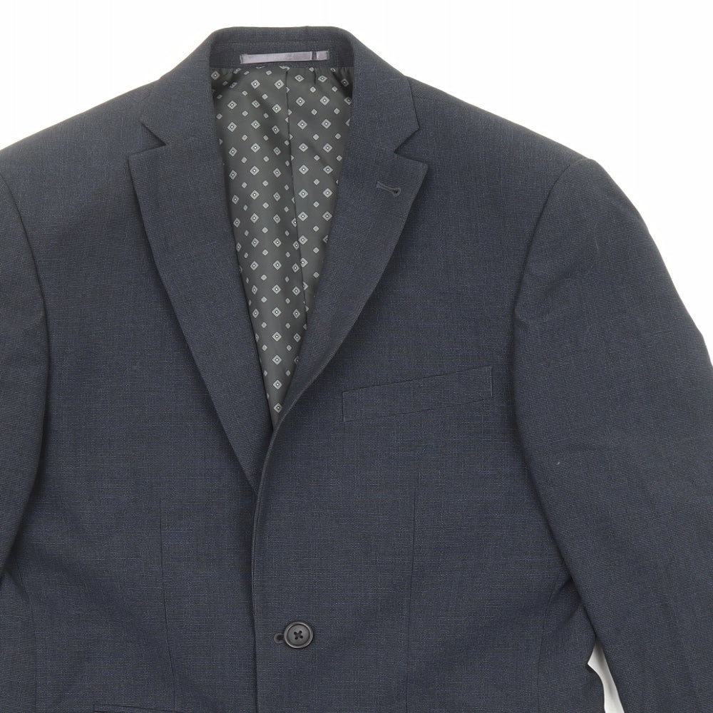 Mens UK Size 36 NEXT Regular Blue Suit Jacket