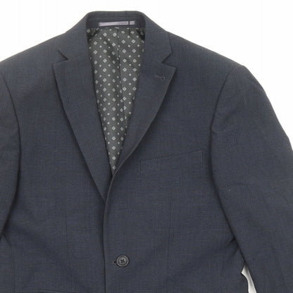 Mens UK Size 36 NEXT Regular Blue Suit Jacket