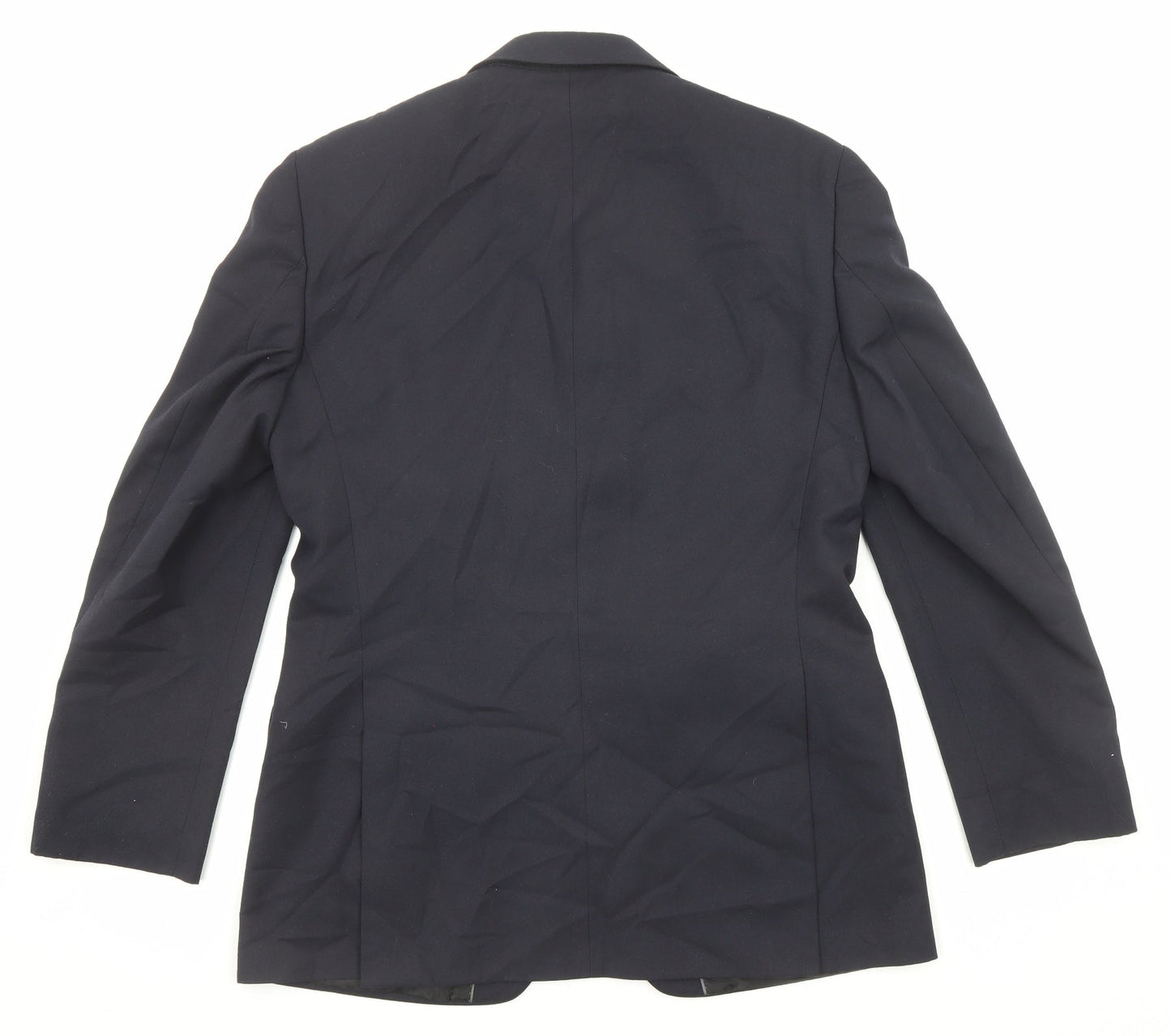 Mens UK Size 38 Terry de Havilland Regular Blue Suit Jacket