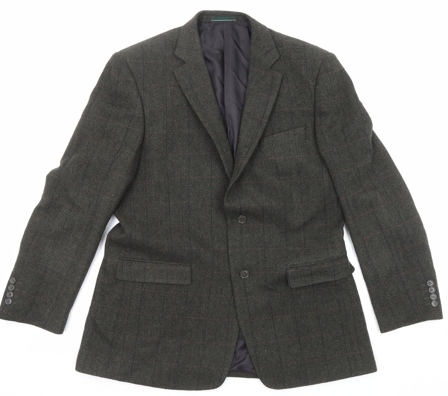 Mens UK Size 42 Greenwoods Regular Green Suit Jacket