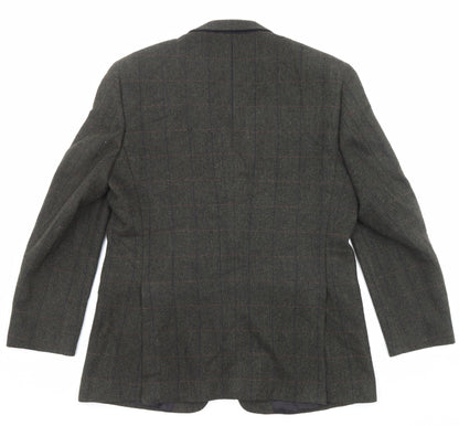 Mens UK Size 42 Greenwoods Regular Green Suit Jacket