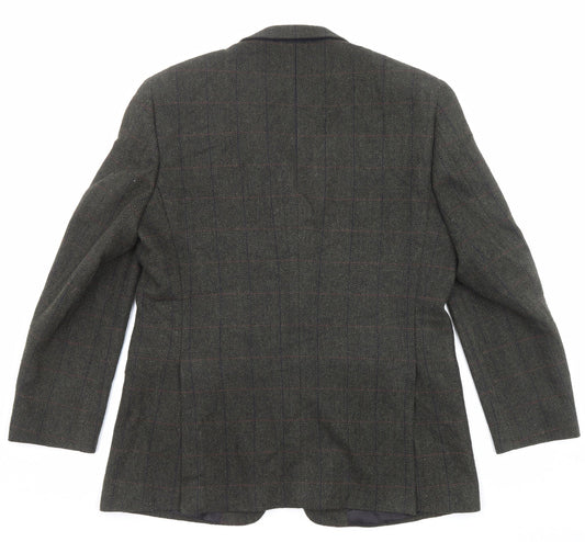 Mens UK Size 42 Greenwoods Regular Green Suit Jacket