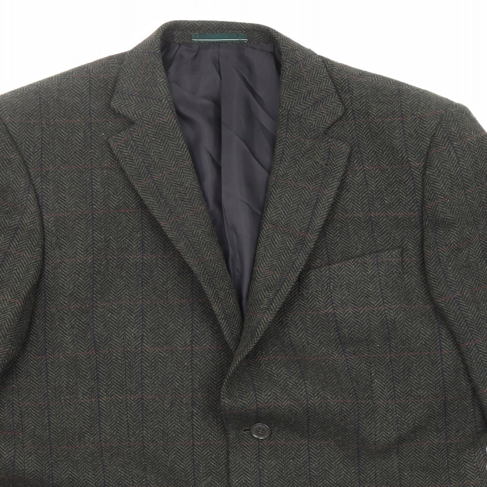 Mens UK Size 42 Greenwoods Regular Green Suit Jacket