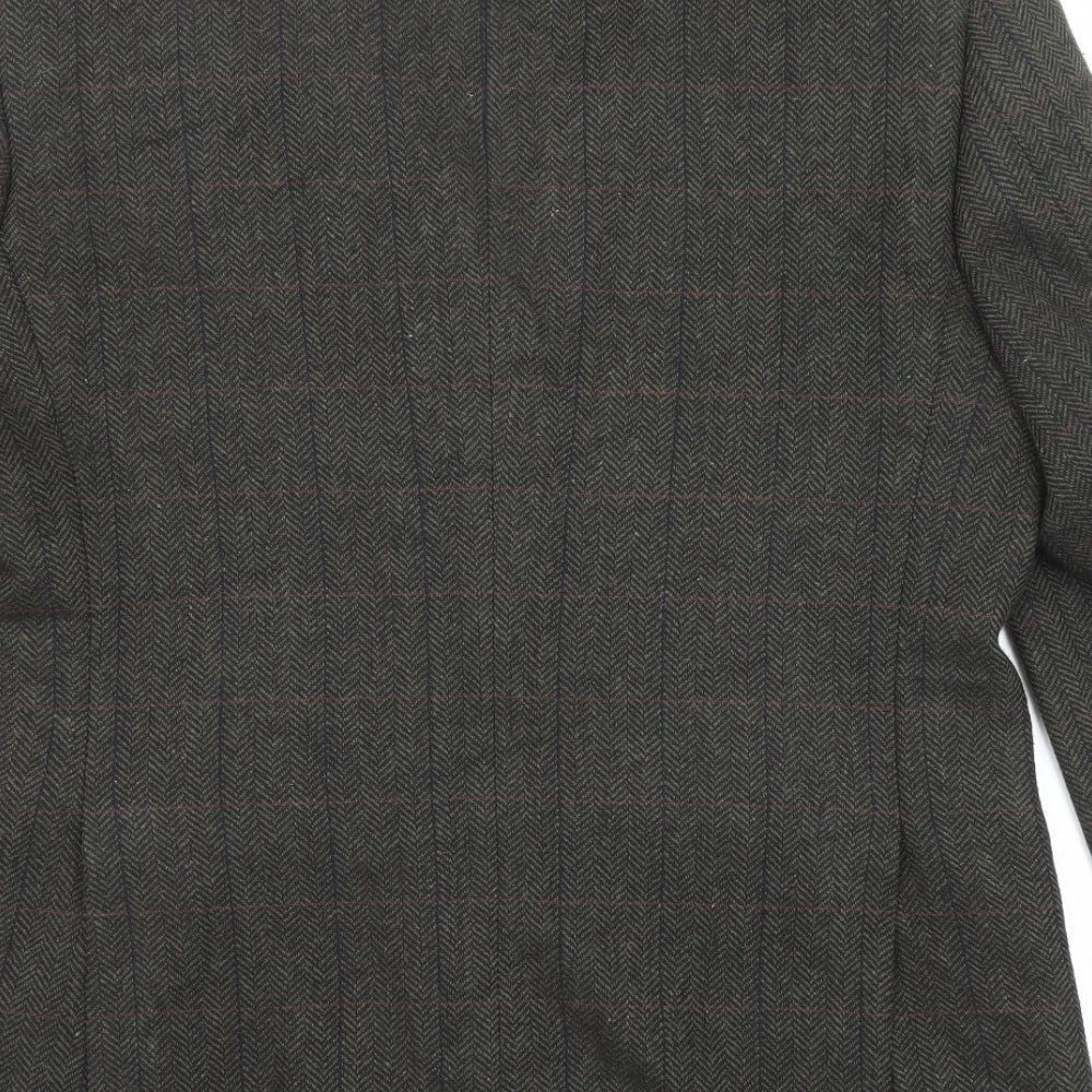 Mens UK Size 42 Greenwoods Regular Green Suit Jacket