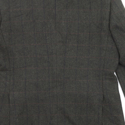 Mens UK Size 42 Greenwoods Regular Green Suit Jacket