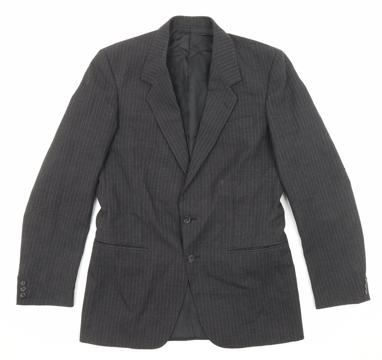 Mens UK Size 40 C&A Regular Black Suit Jacket