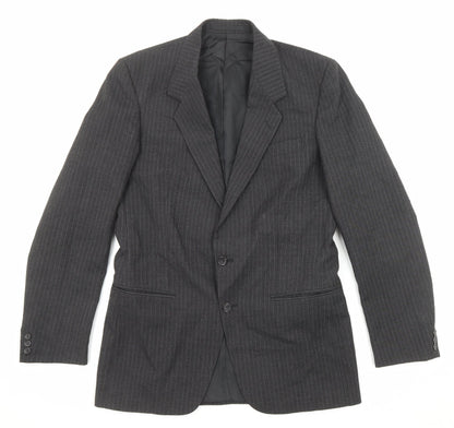 Mens UK Size 40 C&A Regular Black Suit Jacket