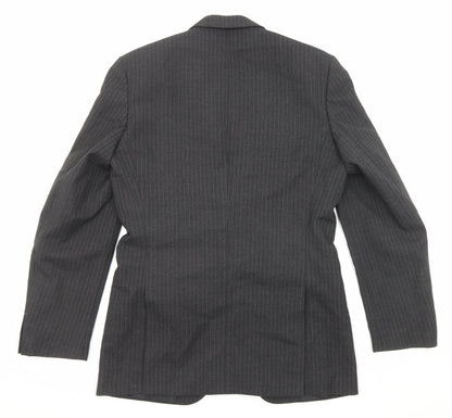 Mens UK Size 40 C&A Regular Black Suit Jacket