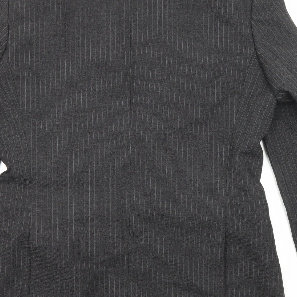 Mens UK Size 40 C&A Regular Black Suit Jacket