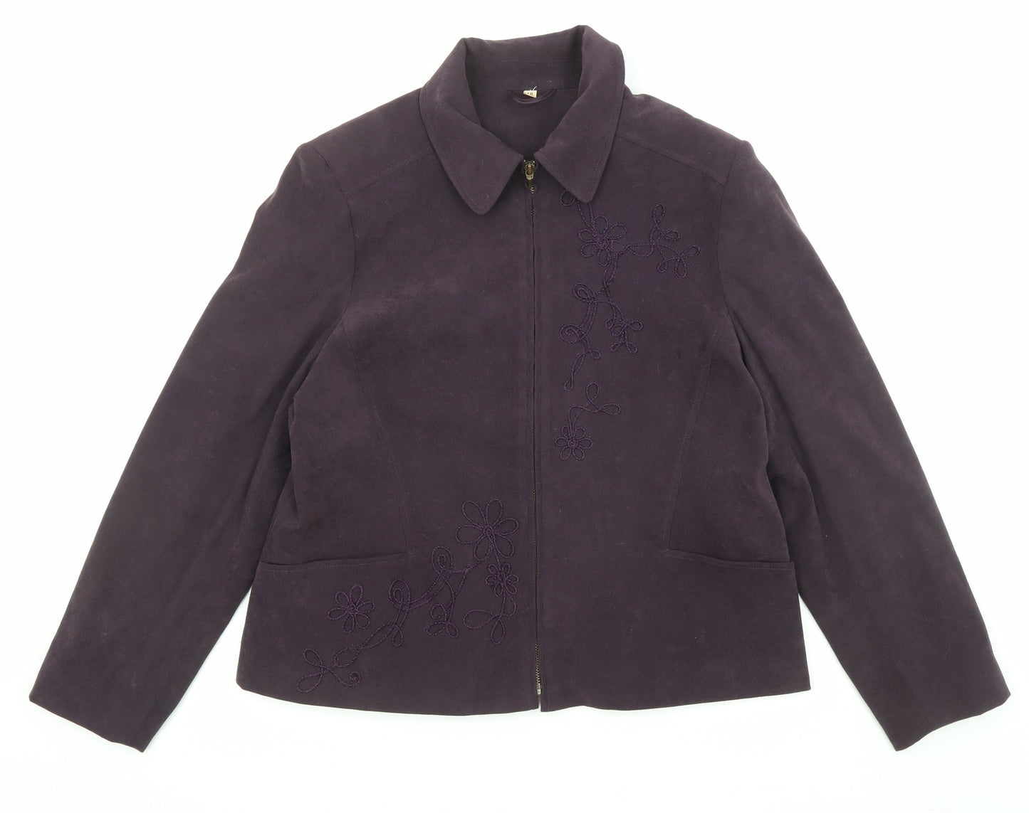 Womens UK Size 16 EWM Purple Jacket