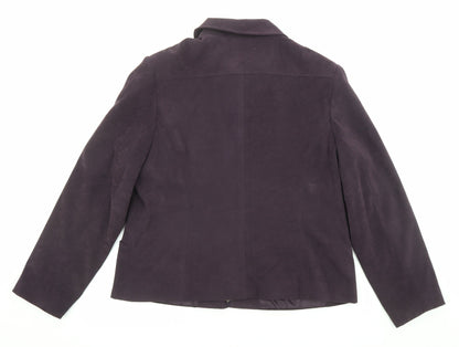 Womens UK Size 16 EWM Purple Jacket