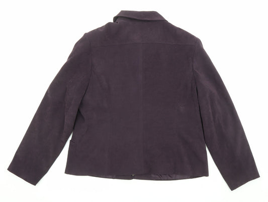 Womens UK Size 16 EWM Purple Jacket