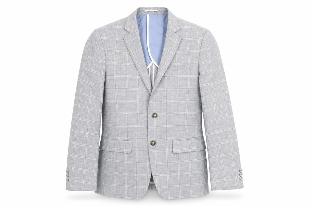 Mens UK Size 40 River Island Regular Grey Suit Jacket