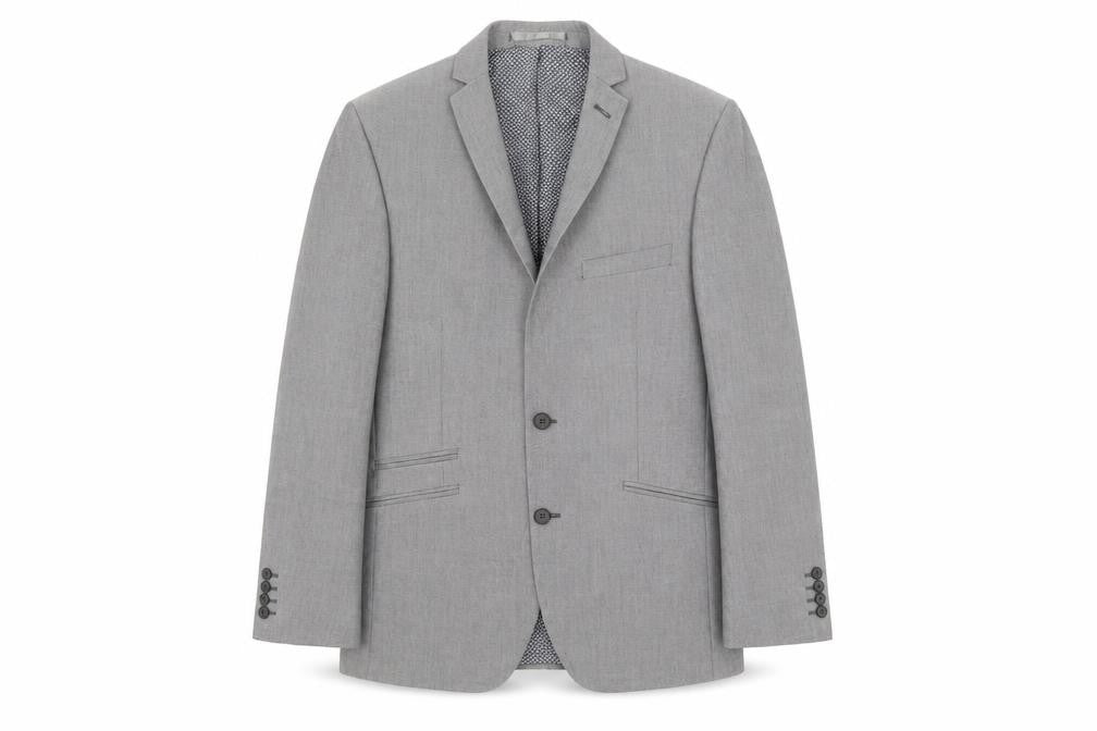 Mens UK Size 40 Limehaus Regular Grey Suit Jacket
